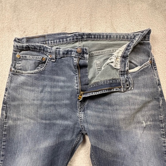 Levi's 559 Relaxed Straight Jeans Tag W36 L32 Distressed Denim (fit 34W x‎ 30L) - Picture 4 of 16